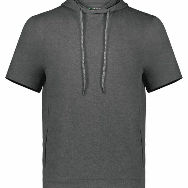 Men's Eco Revive™ Ventura Soft Knit Short Sleeve Hooded Sweatshirt Thumbnail
