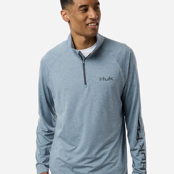 Men's Airweight Heather Quarter-Zip Pullover Thumbnail